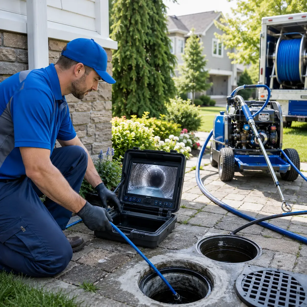 Outdoor drain cleaning professionals serving Powder Springs, TN